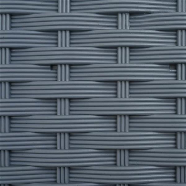 Grote foto vidaxl verhoogd bed met trellis en dak lichtgrijs 163 x 40 x 126 cm pp tuin en terras overige tuin en terras