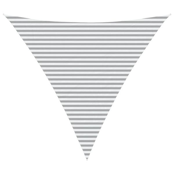 Grote foto vidaxl buiten zonneschaduwzeil lichtgrijs en wit. 5 x 5 x 5 m tuin en terras overige tuin en terras