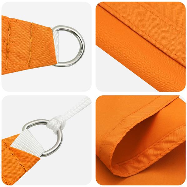 Grote foto vidaxl zonneschaduwzeil oranje 6 x 2 5 m 100 polyester oxford tuin en terras overige tuin en terras