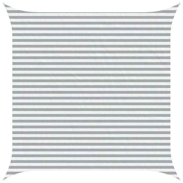 Grote foto vidaxl buiten zonneschaduwzeil 4 x 4 m 100 polyester oxford tuin en terras overige tuin en terras