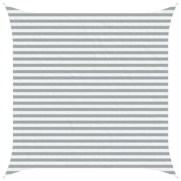 Grote foto vidaxl buiten zonneschaduwzeil 3 6 x 3 6 m 100 polyester oxford tuin en terras overige tuin en terras