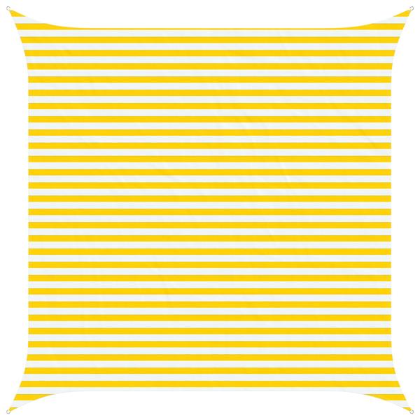 Grote foto vidaxl buiten zonneschaduwzeil 4 x 4 m 100 polyester oxford tuin en terras overige tuin en terras