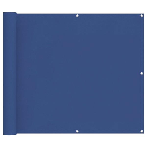 Grote foto vidaxl balkon scherm blauw 100 x 1000 cm oxford stof tuin en terras overige tuin en terras