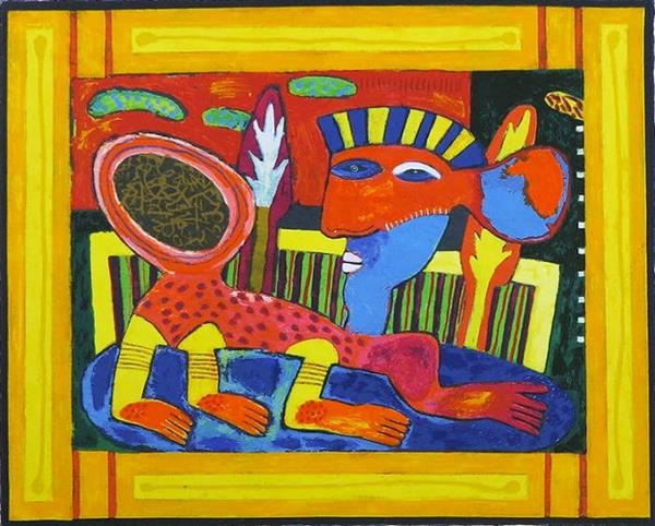 Grote foto clemens briels dish dog antiek en kunst litho en zeefdrukken