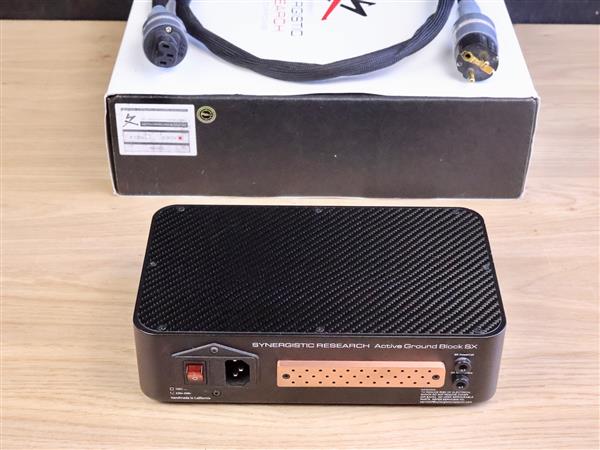 Grote foto synergistic research active ground block sx with foundation sx power cable audio tv en foto algemeen