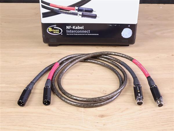 Grote foto silent wire nf ii referenz high end audio interconnects xlr 1 0 metre audio tv en foto onderdelen en accessoires
