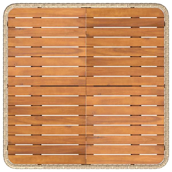 Grote foto vidaxl 2 stuk tuin middelste sofa met uitschuiftafel poly rattan tuin en terras tuinmeubelen
