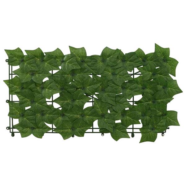 Grote foto vidaxl balkonscherm met bladeren 300 x 150 cm polyethyleen en stof tuin en terras overige tuin en terras