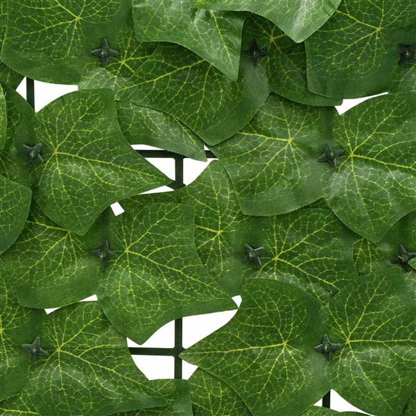 Grote foto vidaxl balkonscherm met bladeren 300 x 150 cm polyethyleen en stof tuin en terras overige tuin en terras