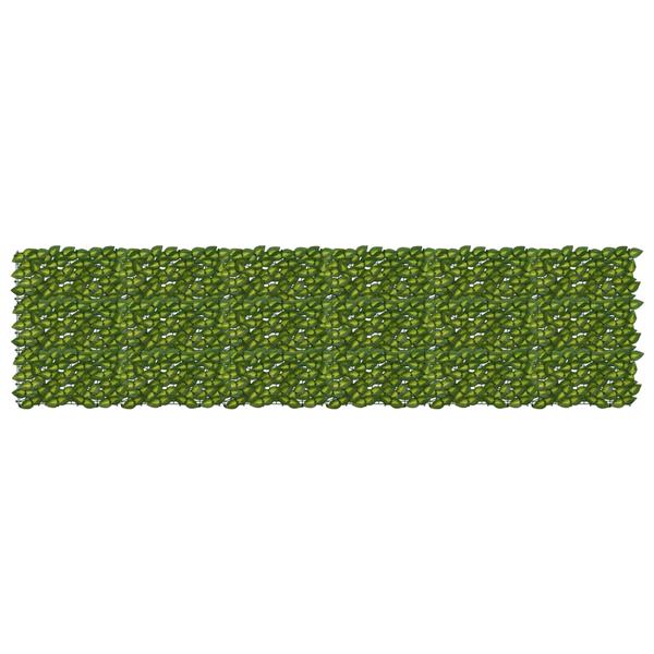 Grote foto vidaxl balkonscherm met bladeren groen en geel 300 x 75 cm tuin en terras overige tuin en terras