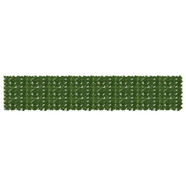 Grote foto vidaxl balkonscherm met bladeren groen 400 x 75 cm tuin en terras overige tuin en terras