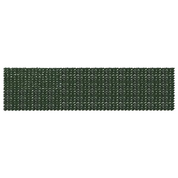 Grote foto vidaxl balkonscherm met bladeren donkergroen 600 x 150 cm tuin en terras overige tuin en terras
