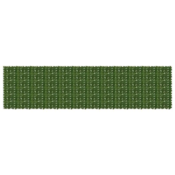 Grote foto vidaxl balkonscherm met bladeren groen 600 x 150 cm tuin en terras overige tuin en terras