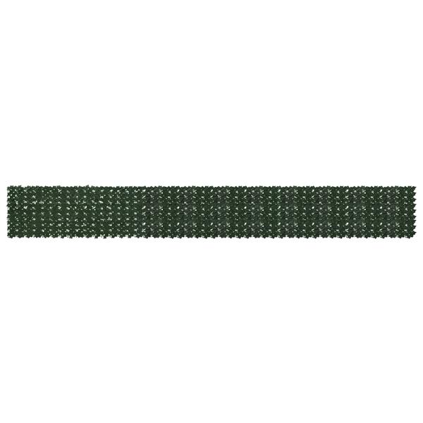 Grote foto vidaxl balkonscherm met bladeren donkergroen 600 x 75 cm tuin en terras overige tuin en terras