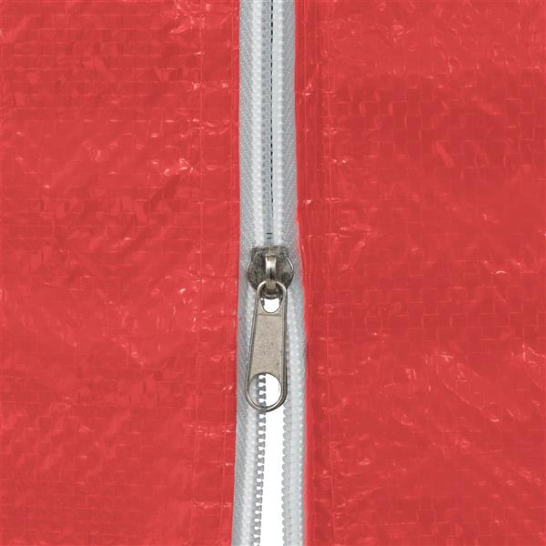 Grote foto vidaxl party tent zijwand 2 pcs rood 200 x 195 cm pe en staal tuin en terras overige tuin en terras