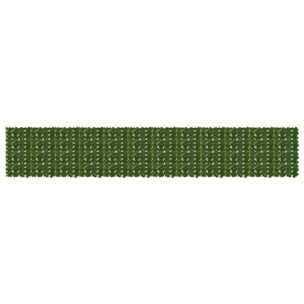 Grote foto vidaxl balkonscherm met bladeren groen 600 x 100 cm tuin en terras overige tuin en terras