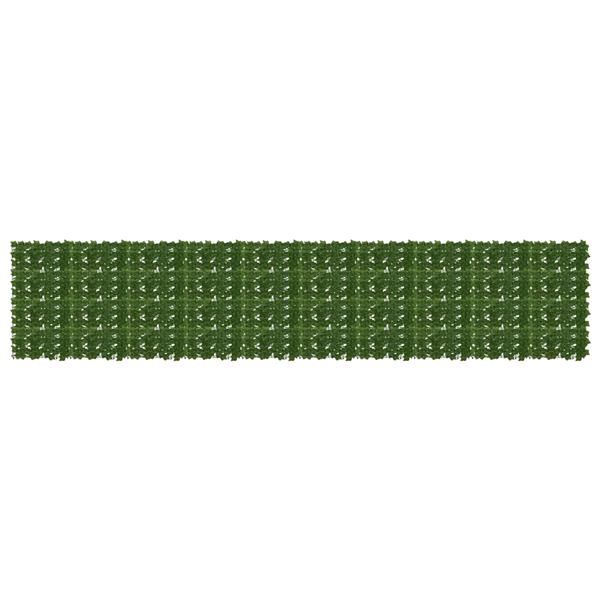 Grote foto vidaxl balkonscherm met bladeren groen 500 x 100 cm tuin en terras overige tuin en terras