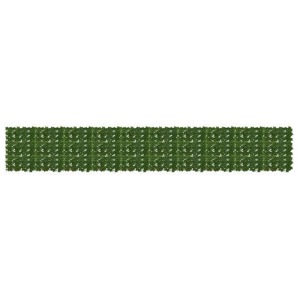 Grote foto vidaxl balkonscherm met bladeren groen 500 x 75 cm tuin en terras overige tuin en terras