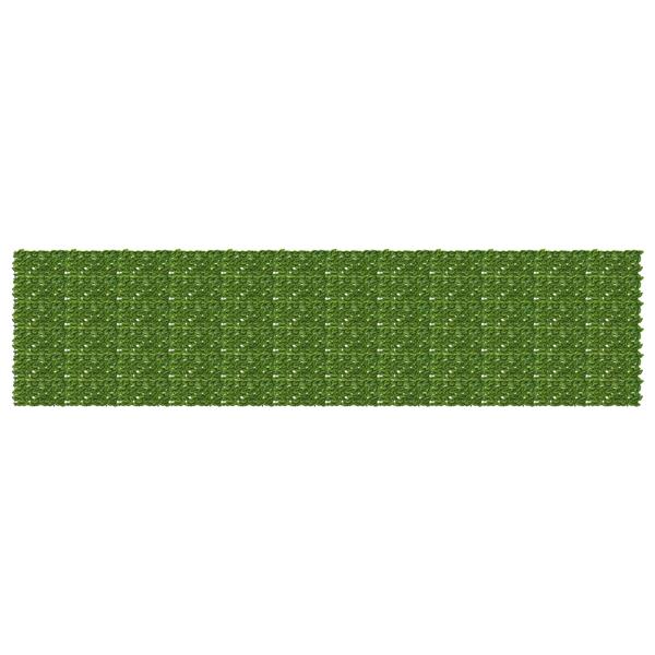 Grote foto vidaxl balkonscherm met bladeren groen en geel 600 x 150 cm tuin en terras overige tuin en terras