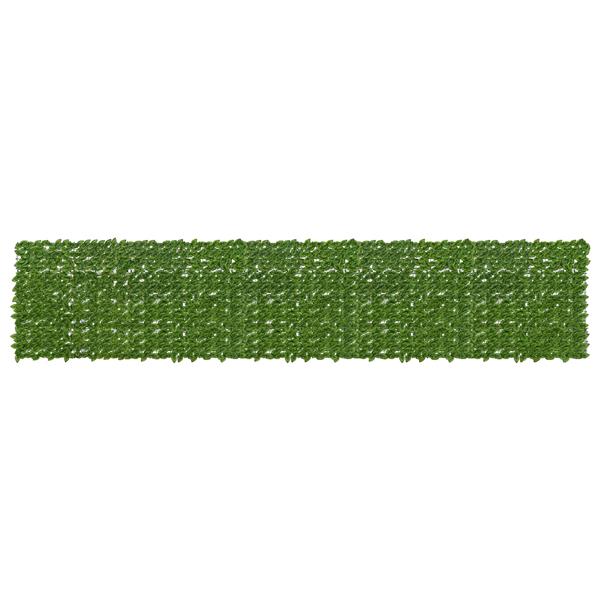 Grote foto vidaxl balkonscherm met bladeren groen en geel 500 x 100 cm tuin en terras overige tuin en terras