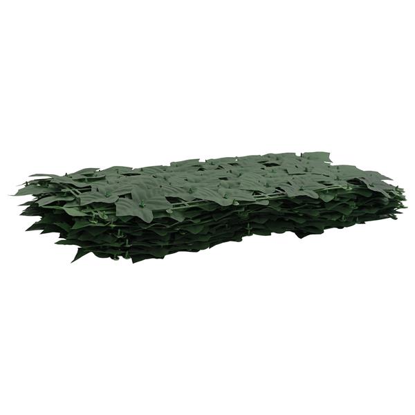 Grote foto vidaxl balkonscherm met bladeren donkergroen 300 x 100 cm tuin en terras overige tuin en terras