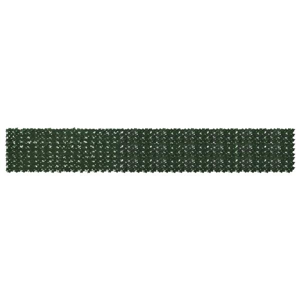 Grote foto vidaxl balkonscherm met bladeren donkergroen 500 x 75 cm tuin en terras overige tuin en terras