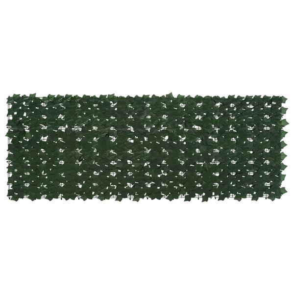 Grote foto vidaxl balkonscherm met bladeren donkergroen 200 x 75 cm tuin en terras overige tuin en terras