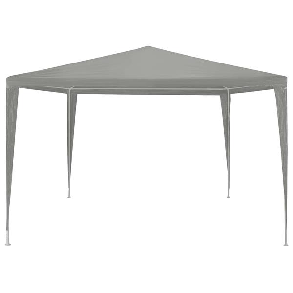 Grote foto vidaxl partytent lichtgrijs 300 x 300 x 255 cm pe en staal tuin en terras overige tuin en terras