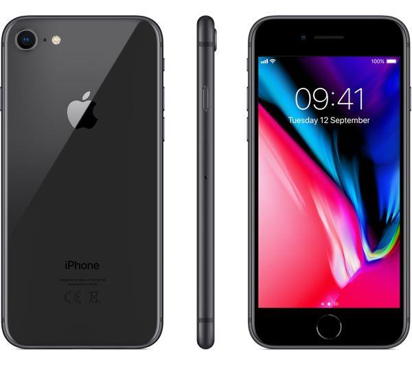 Grote foto nieuwstaat apple iphone 8 64gb model 2016 black garantie telecommunicatie apple iphone