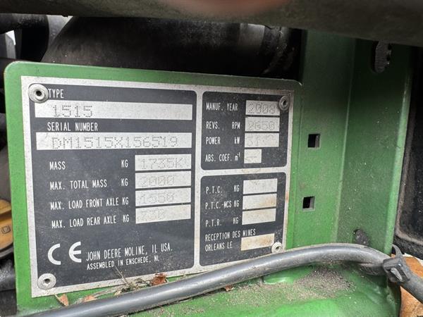 Grote foto john deere 1515 grasmaaier yanmar diesel 4x4 park maaier airco 2008 tuin en terras cirkelmaaiers