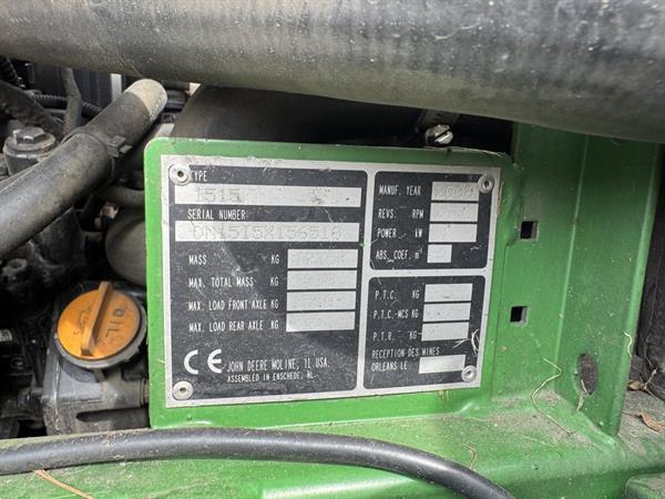 Grote foto john deere 1515 grasmaaier yanmar diesel 4x4 park maaier 2008 tuin en terras cirkelmaaiers