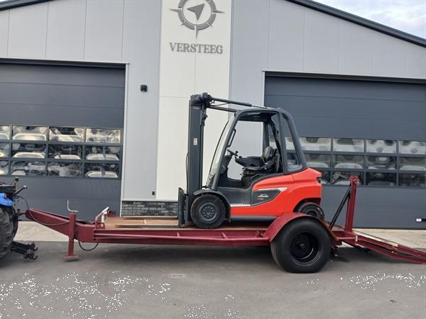 Grote foto heftruck oprijwagen agrarisch aanhangwagens