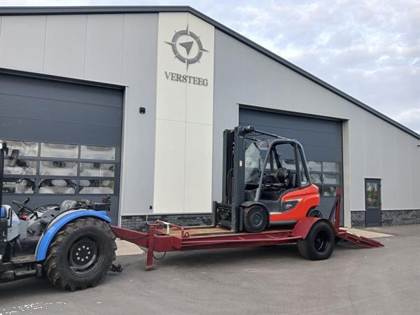 Grote foto heftruck oprijwagen agrarisch aanhangwagens