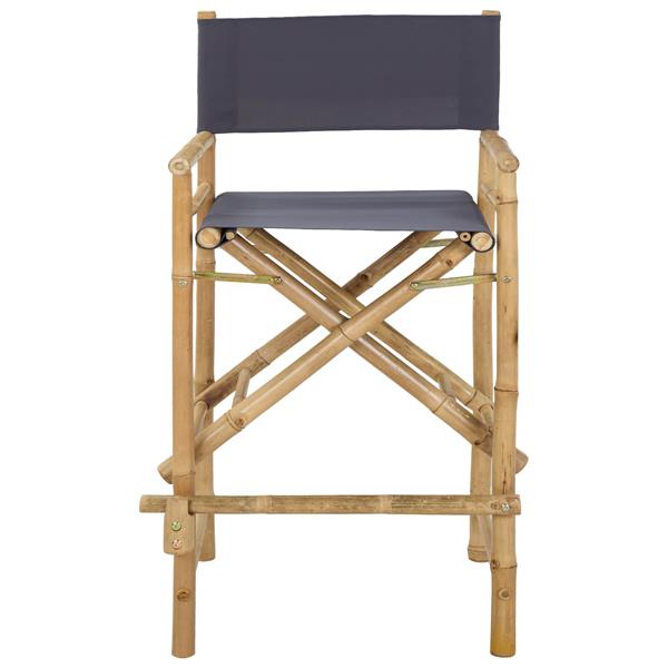 Grote foto vidaxl vouwbare regisseursstoel 2 pcs naturel bamboe tuin en terras tuinmeubelen