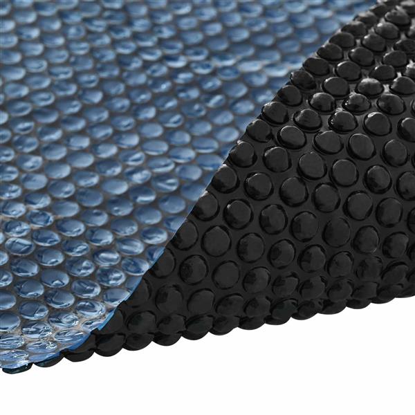 Grote foto vidaxl zwaar kwaliteit zwembadafdekking zwart en blauw 500 300 cm pe tuin en terras zwembaden toebehoren