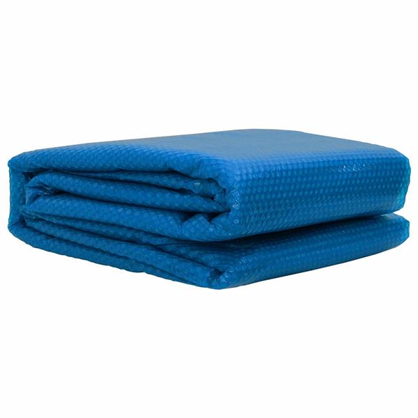 Grote foto vidaxl zwaar kwaliteit zwembadafdekking blauw 300 cm pe tuin en terras zwembaden toebehoren