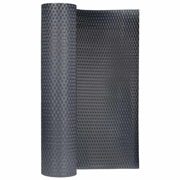 Grote foto vidaxl balkon scherm donkergrijs 400 x 90 cm poly rattan tuin en terras hekken en schuttingen