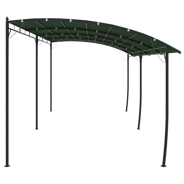 Grote foto vidaxl paviljoen 6 x 3 x 2 55 m groen stof en aluminium 180 gsm tuin en terras overige tuin en terras