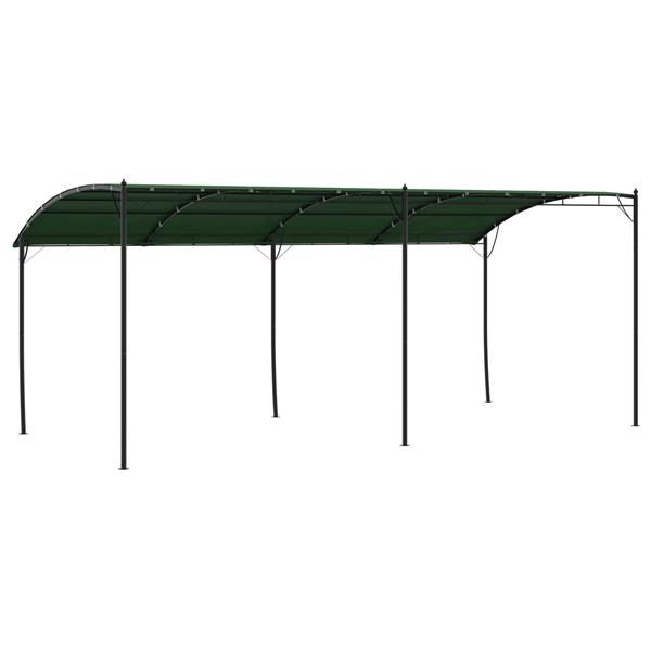 Grote foto vidaxl paviljoen 6 x 3 x 2 55 m groen stof en aluminium 180 gsm tuin en terras overige tuin en terras