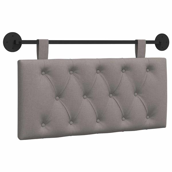 Grote foto vidaxl hangend hoofdbord taupe stof antiek en kunst stoelen en banken
