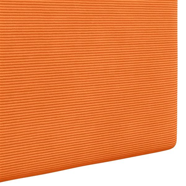 Grote foto vidaxl hangend hoofdbord oranje katoen stof antiek en kunst stoelen en banken