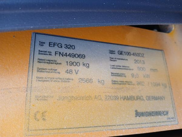 Grote foto jungheinrich elctro 2 ton triplo. agrarisch heftrucks
