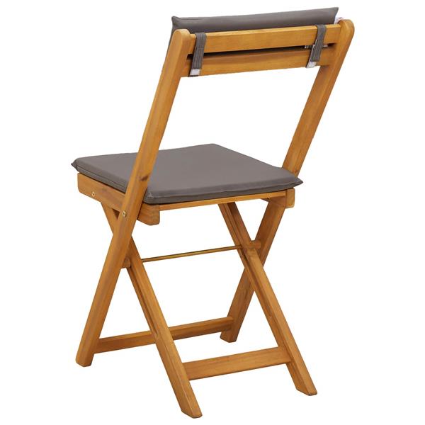 Grote foto vidaxl bistrostoelen voor buiten 4 pcs donkergrijs 40 x 53 x 80 cm tuin en terras tuinmeubelen