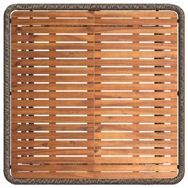 Grote foto vidaxl tuin eettafelset 3 pcs grijs en donkergrijs poly rattan tuin en terras tuinmeubelen