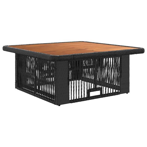 Grote foto vidaxl tuin eettafelset met kussen 3 pcs beige en cr me poly rattan tuin en terras tuinmeubelen