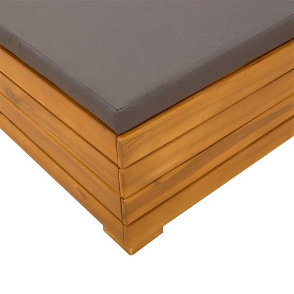 Grote foto vidaxl tuinvoetenbank massief acaciahout bruin tuin en terras tuinmeubelen