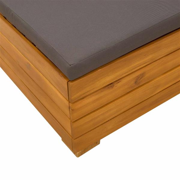 Grote foto vidaxl tuin midden sofa massief acaciahout bruin tuin en terras tuinmeubelen