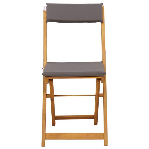 Grote foto vidaxl bistrostoelen voor buiten 4 pcs donkergrijs 40 x 53 x 80 cm tuin en terras tuinmeubelen