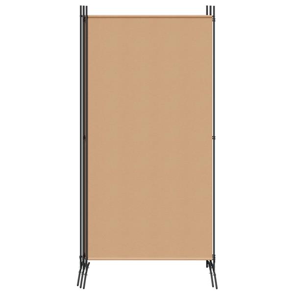 Grote foto vidaxl 4 panelen roomdivider beige 346 x 180 cm stof huis en inrichting overige huis en inrichting