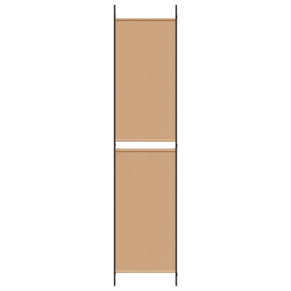 Grote foto vidaxl 3 panel room divider beige 150 x 220 cm stof huis en inrichting overige huis en inrichting